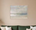 Pastel Seascape III White Floater Frame Print Wall Art