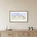 Sandpipers I Silver Framed Print Wall Art