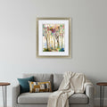 Sunny Path III Gold Framed Print Wall Art