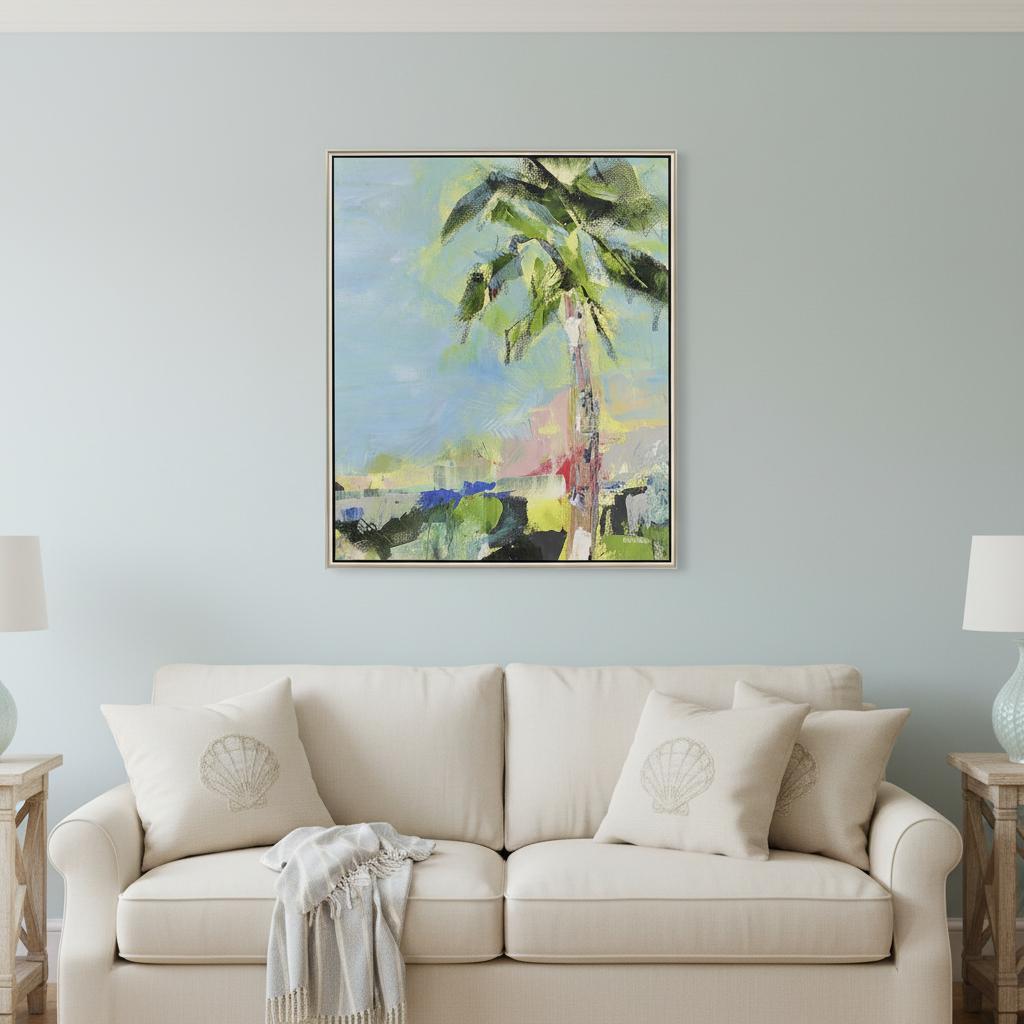 Good Morning Beautiful Silver Floater Frame Print Wall Art