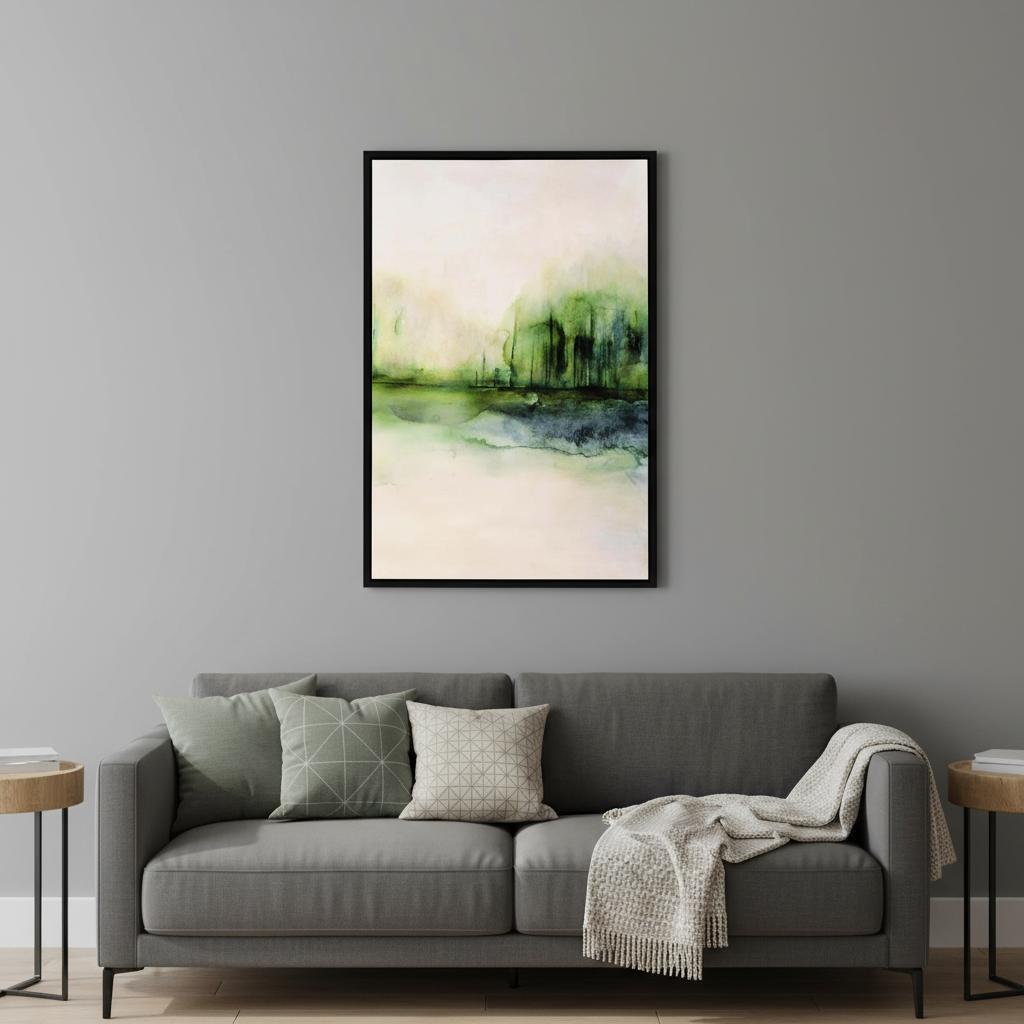 Evanesce I Black Floater Frame Print Wall Art