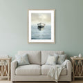 A Sure Sail Silver Framed Print Wall Art