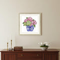 Pretty Petals III Gold Framed Print Wall Art