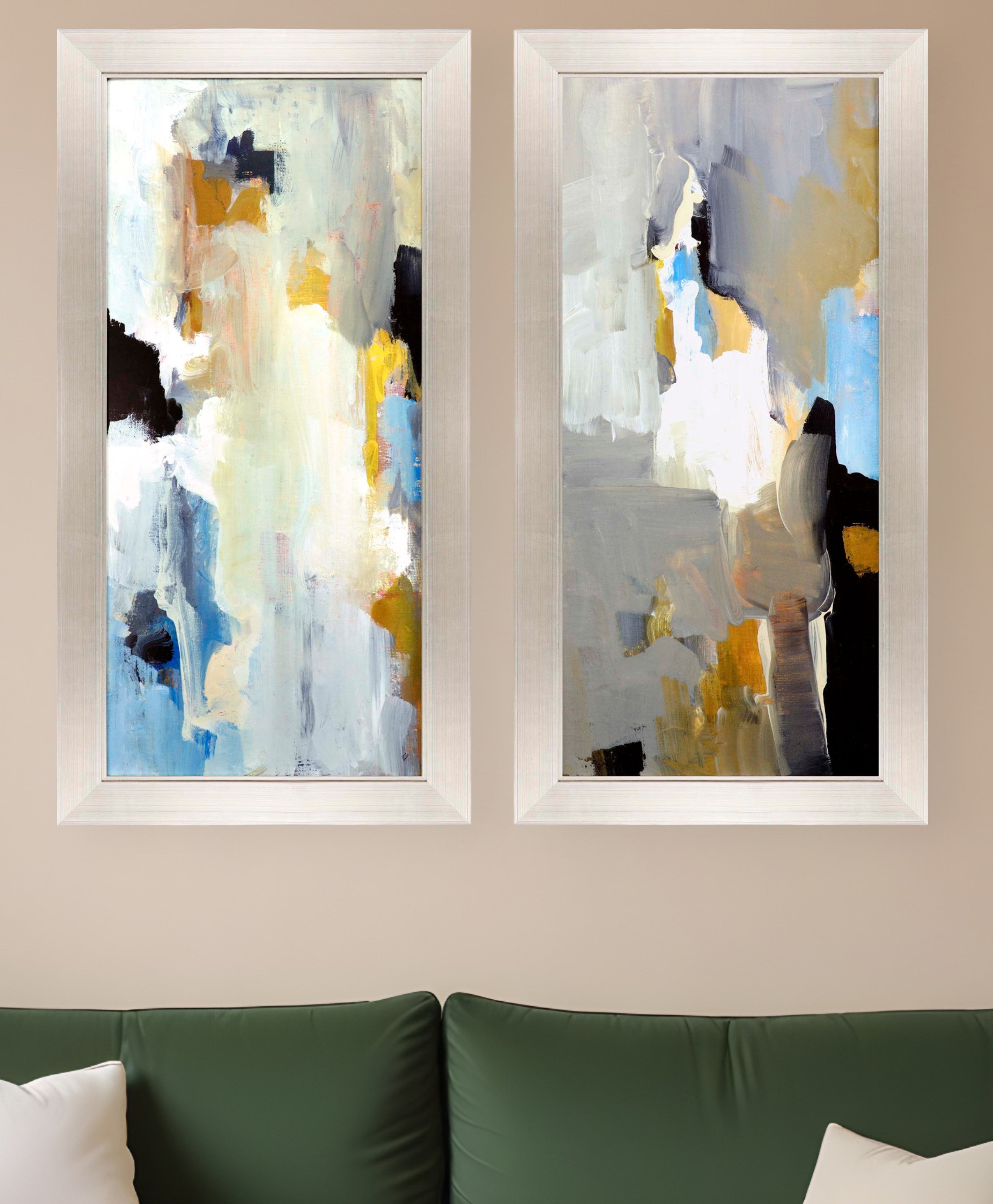 Set Of Two Wonder Silver Framed Print Wall Art