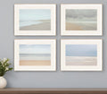 Set Of Four Surf White Framed Print Wall Art