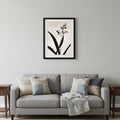Dianella Black Framed Print Wall Art