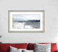 Moody Coast II Silver Framed Print Wall Art