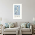 Coastal Calm I White Framed Print Wall Art