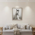 Caballo de Andaluz Silver Framed Print Wall Art