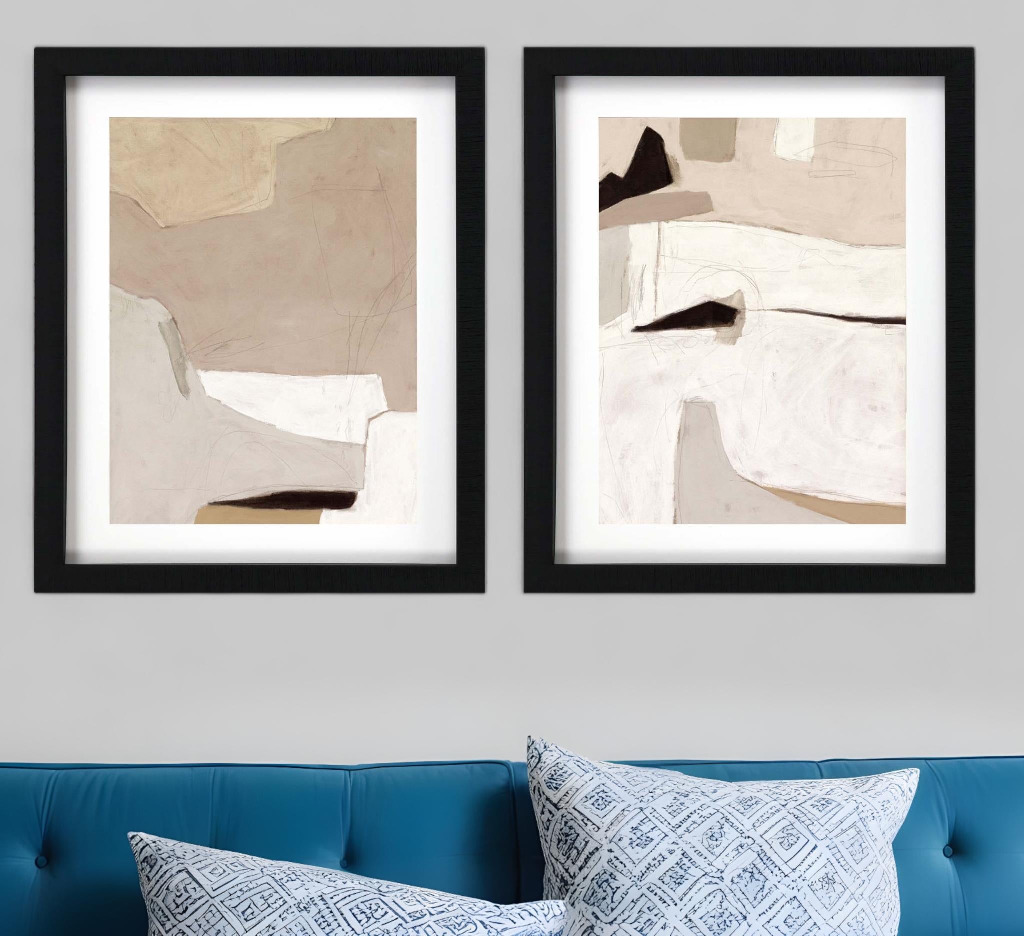 Set Of Two Yukon I Black Framed Print Wall Art