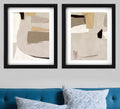 Set Of Two Yukon II Black Framed Print Wall Art