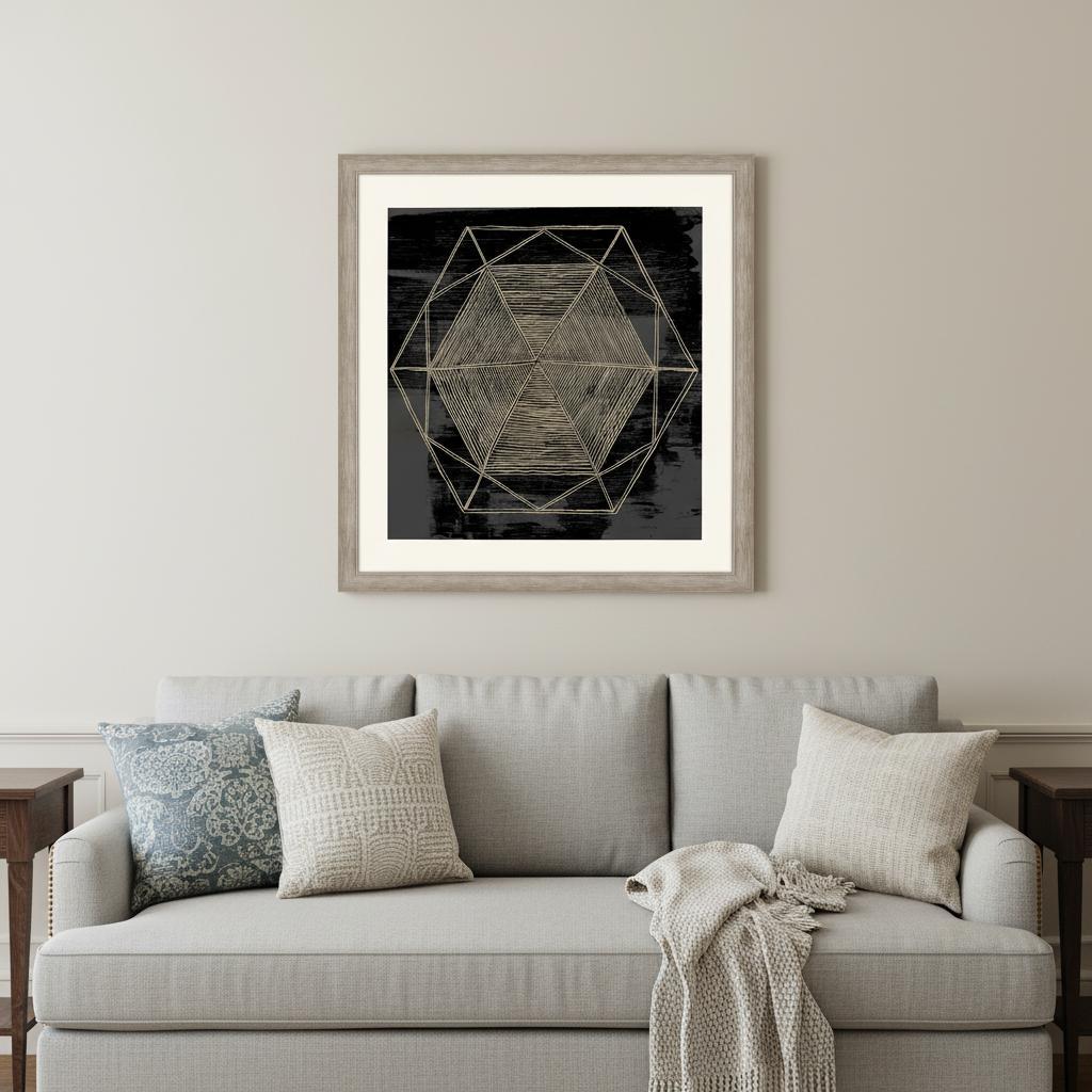Woven Dreams II Silver Framed Print Wall Art