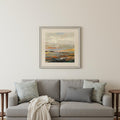 Warm Bay I Silver Framed Print Wall Art