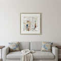 Storm Rush Silver Framed Print Wall Art