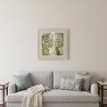 Garden Delight Lane Gold Framed Print Wall Art
