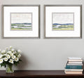 Set Of Two Waterside Marsh Silver Framed Print Wall Art