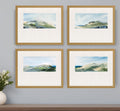 Set Of Four Natures Peace Gold Framed Print Wall Art