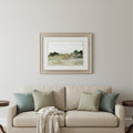 Relaxing View II Silver Framed Print Wall Art