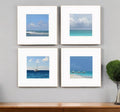 Set Of Four Ocean Adventures I White Framed Print Wall Art