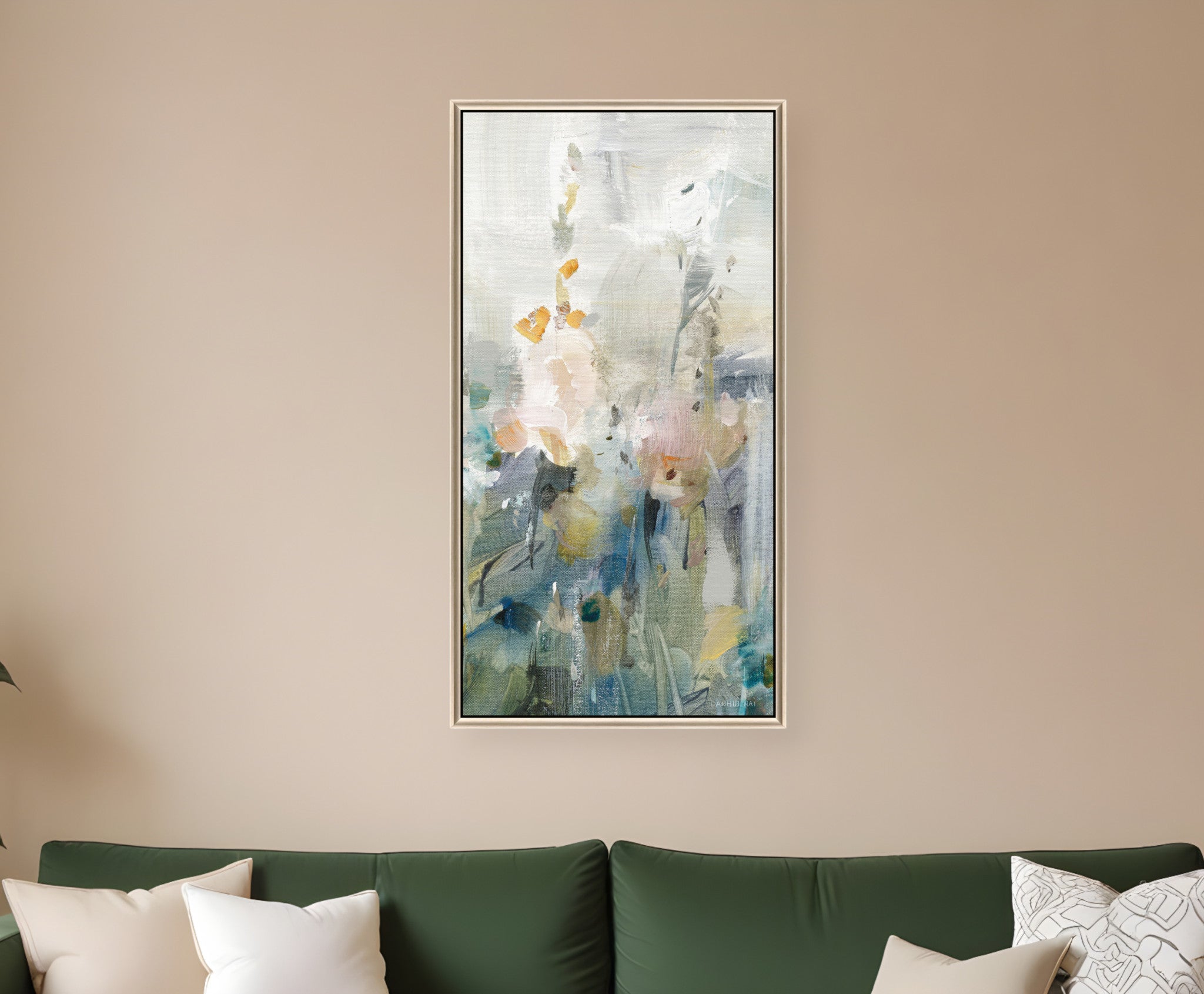 Rustic Garden II Silver Floater Frame Print Wall Art