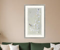 Bird Family I Silver Framed Print Wall Art