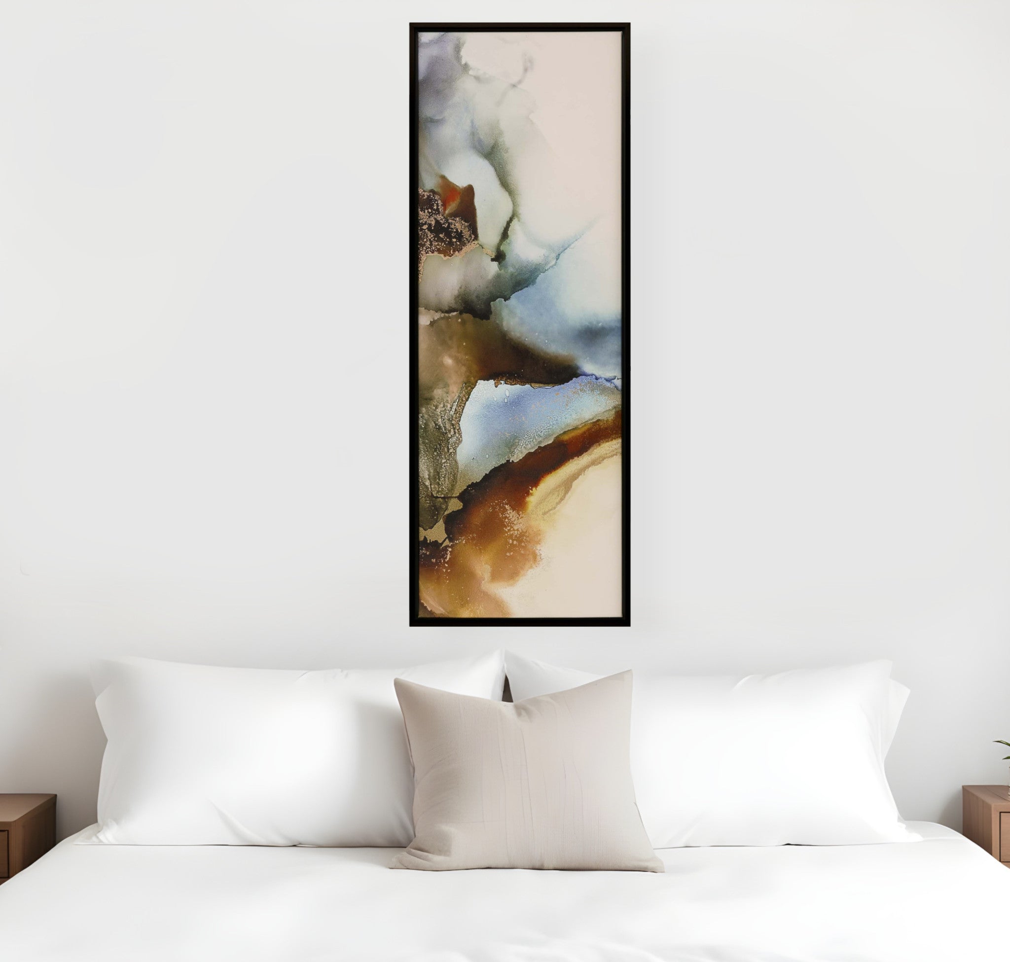 Earthly Secrets I Black Floater Frame Print Wall Art