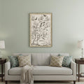 Shimmering Garden II Silver Framed Print Wall Art