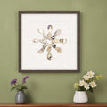 Oyster Shell I Brown Framed Print Wall Art