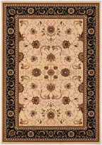 HomeRoots 528837 10 x 13 in. Oriental Non Skid Area Rug Black & Tan