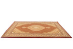 HomeRoots 528838 10 x 13 ft. Red Oriental Washable Non Skid Area Rug
