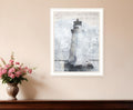 Lighthouse White Framed Print Wall Art