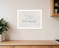 Its Homemade White Framed Print Wall Art