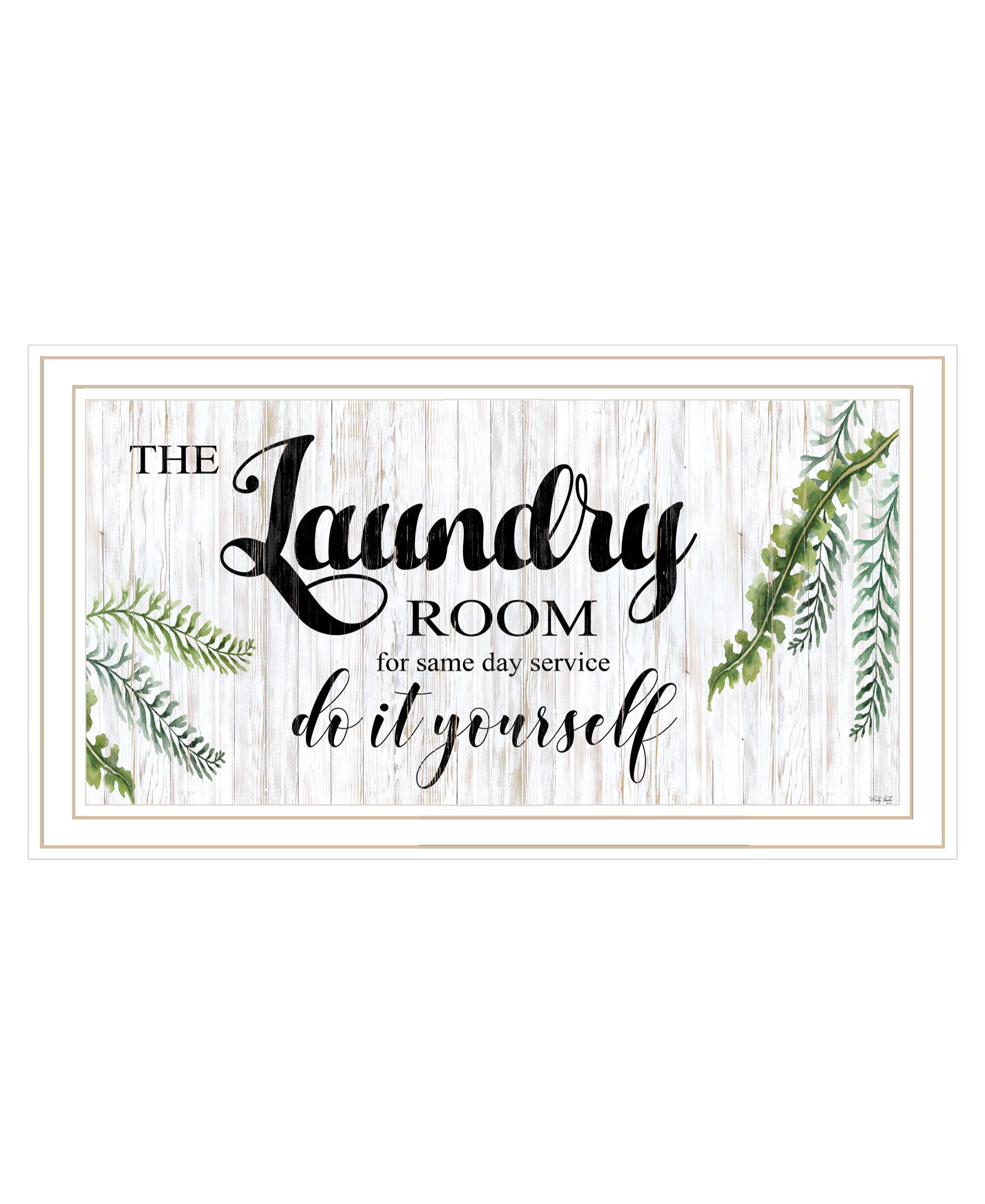 The Laundry Room-Same Day Service Framed Print Wall Art
