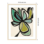 Framed Art Midnight Floral 3 by Alicia Bock
