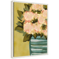 Sylvie Blush Blossoms Framed Canvas by Nikita Jariwala