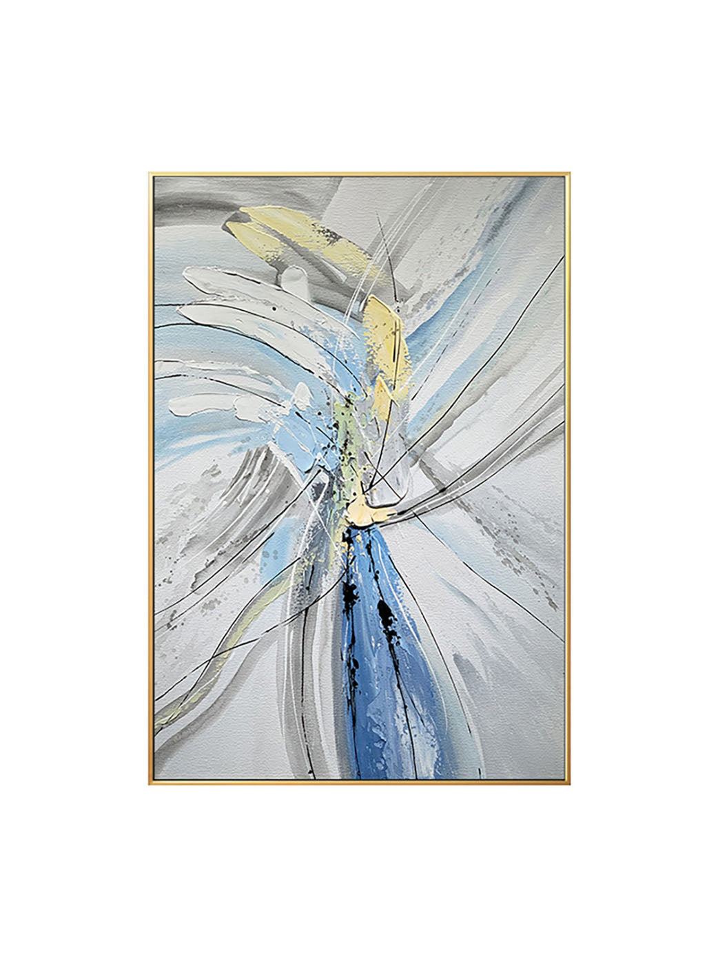 HomeRoots 530886 32 x 4 in. Fabric Airplane Wall Decor Black & White