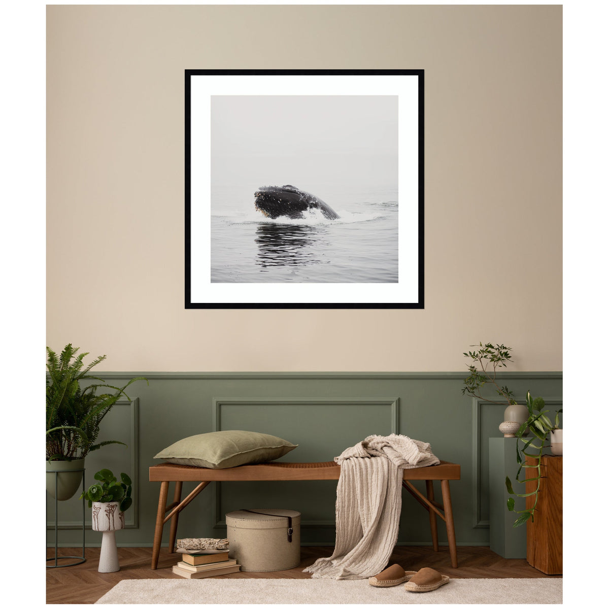 Humpback Whale No. 4 by Laura Evans Framed Wall Art Print