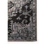 HomeRoots 531848 8 x 10 ft. Gray Medallion Power Loom Rectangle Area Rug