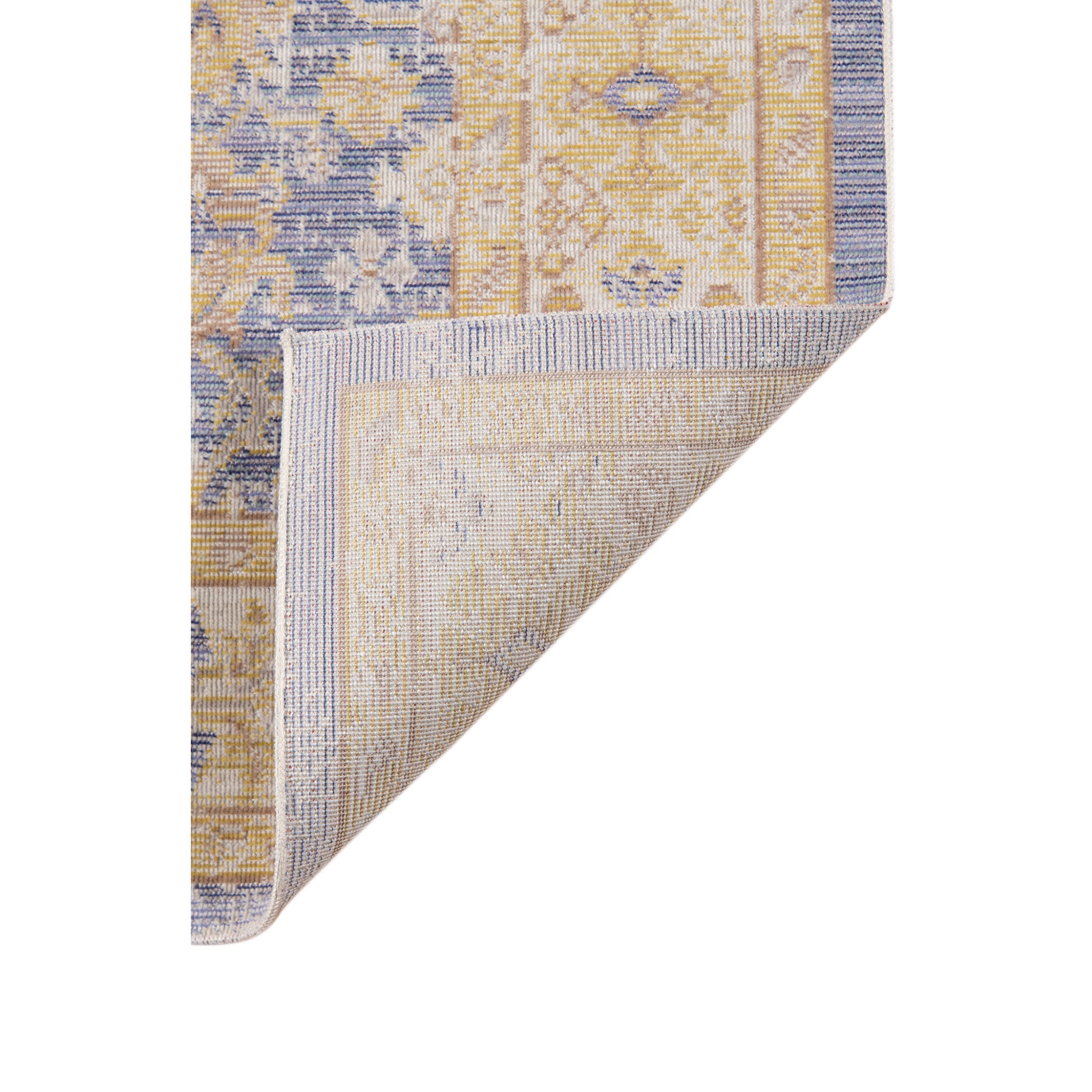HomeRoots 531984 8 x 10 ft. Lavender & Blue Floral Power Loom Rectangle Area Rug