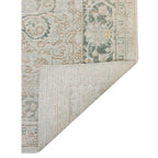 HomeRoots 532015 9 x 13 ft. Sea Green Medallion Power Loom Rectangle Area Rug