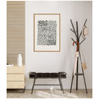 Abstract Black by Gabrielly Guedes Framed Canvas Wall Art Print