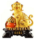 18Inch Big Golden Dog Statue Holding Wealthy Pot