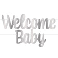 Foil Welcome Baby Streamer, (Pack Of 12)