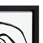 Sylvie Ring of Light 2 Framed Canvas by Nikki Chu
