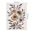 Sylvie Muted Paintrely Florals Framed Canvas by Nikita Jariwala