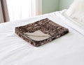 50 X 70 Brown And Ivory Cotton Quilted Kantha Throw Blanket With Embroidery