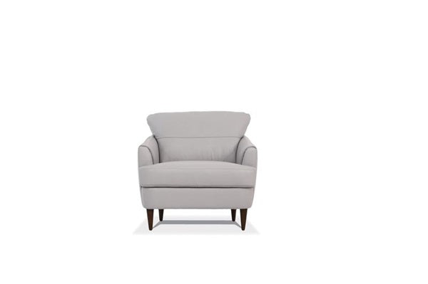 Chair  Pearl Gray Leather Italy