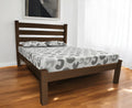 Brown Solid Wood Twin Bed Frame
