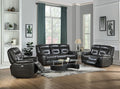Acme Imogen Recliner (Power Motion) in Gray Leather-Aire
