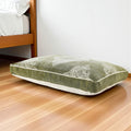 24 X 36 Stonewashed Sage Medallion Pillow Style Pet Bed With Removable Cover